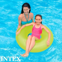 Bóia Insuflável Donut Intex Neon 91 x 91 cm (24 Unidades)