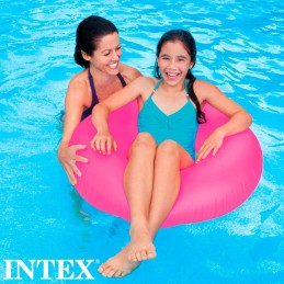 Bóia Insuflável Donut Intex Neon 91 x 91 cm (24 Unidades)