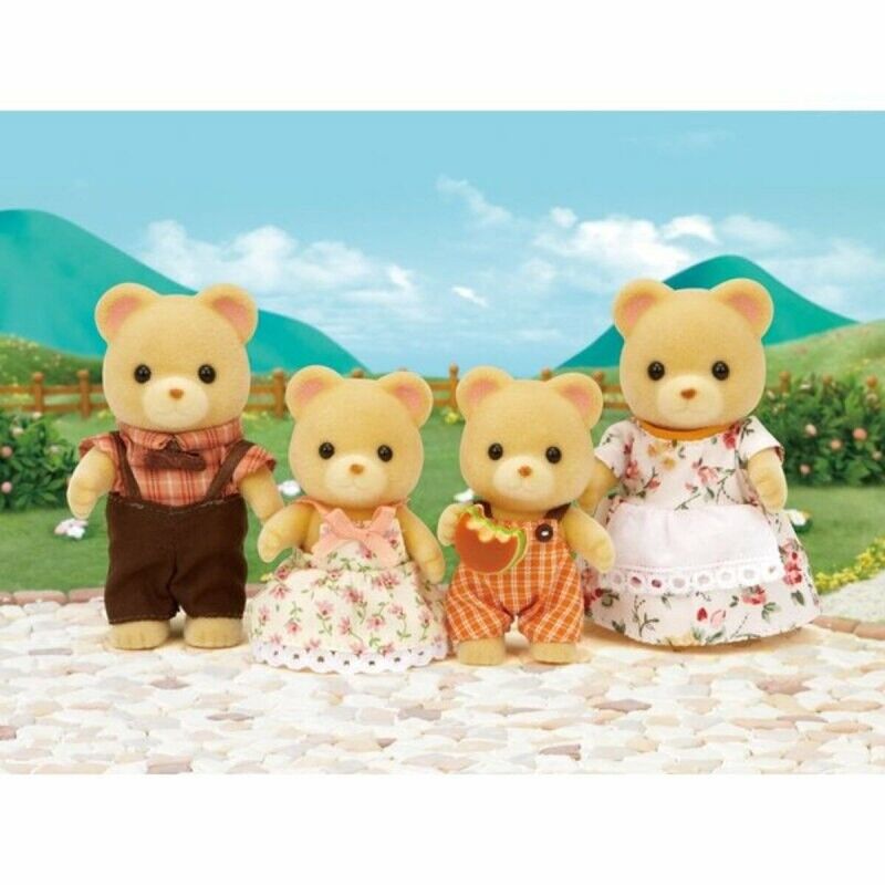 Sylvanian Families|Conjunto de Bonecos Sylvanian Families Bear family