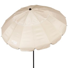 Parasol Aktive Creme Alumínio 240 x 235 x 240 cm (6 Unidades)