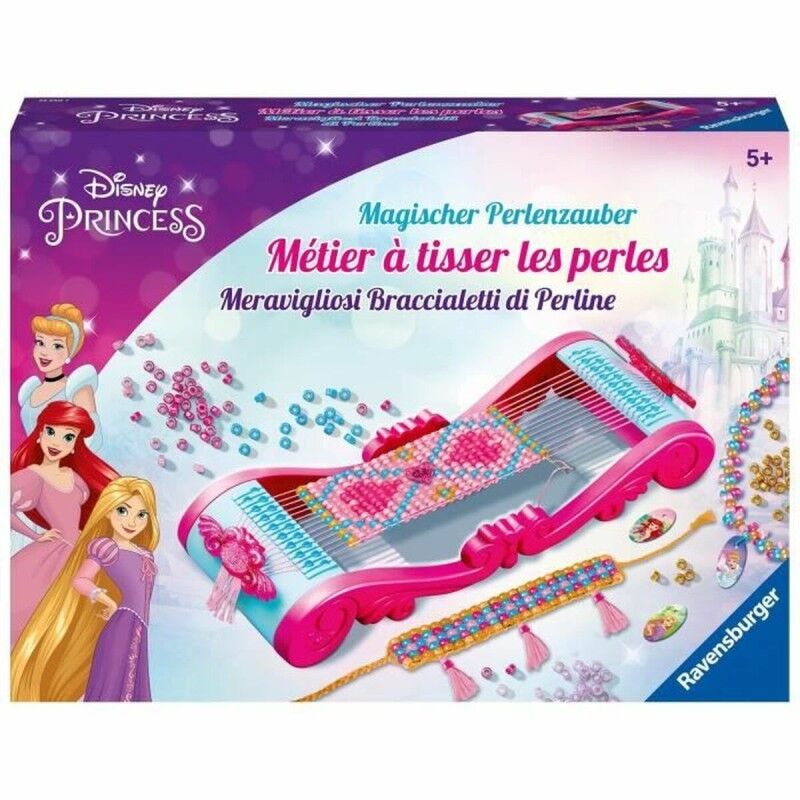 Ravensburger|Kit Criação de Pulseiras e Colares Ravensburger Disney Princesses loom Fashion creation Plástico Ravensburger|Kit Criação de Pulseiras e Colares Ravensburger Disney Princesses loom Fashion creation Plástico