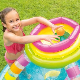 Piscina Insuflável para Crianças Intex Arco-íris 374 L 295 x 109 x 191 cm (2 Unidades)