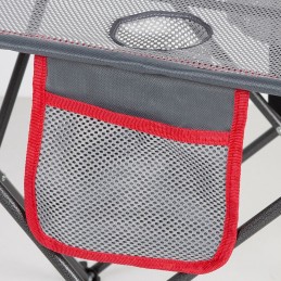 Mesa Dobrável Aktive Camping Cinzento 62 x 50 x 50 cm (2 Unidades)