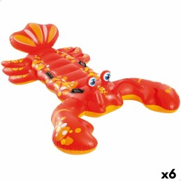 Figura Insuflável para Piscina Intex Lagosta 137 x 50 x 213 cm (6 Unidades)