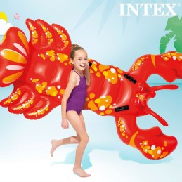 Figura Insuflável para Piscina Intex Lagosta 137 x 50 x 213 cm (6 Unidades)