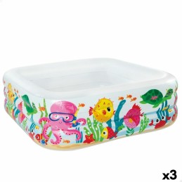 Piscina Insuflável para Crianças Intex Aquário 340 L 159 x 50 x 159 cm (3 Unidades)