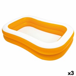 Piscina Insuflável Intex Mandarin Laranja 600 L 229 x 48 x 152 cm (3 Unidades)