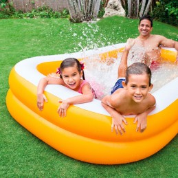 Piscina Insuflável Intex Mandarin Laranja 600 L 229 x 48 x 152 cm (3 Unidades)