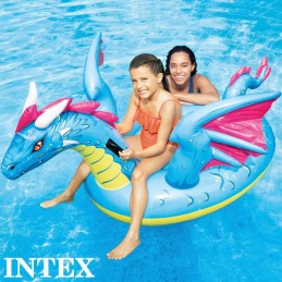 Figura Insuflável para Piscina Intex Dragão 201 x 95,5 x 191 cm (4 Unidades)