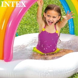 Piscina Insuflável para Crianças Intex Arco-íris 84 L 119 x 84 x 94 cm (6 Unidades)