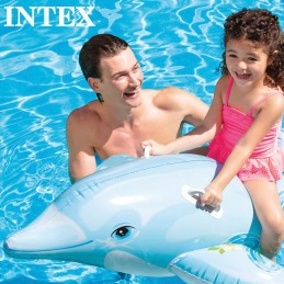 Figura Insuflável para Piscina Intex Golfinho 175 x 38 x 66 cm (6 Unidades)