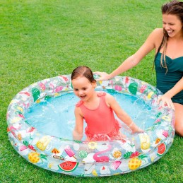 Piscina Insuflável para Crianças Intex Tropical Aros 150 l 122 x 25 cm (12 Unidades)