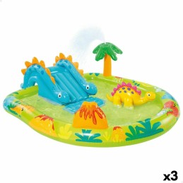 Piscina Insuflável para Crianças Intex Parque Lúdico Dinossauros 191 x 58 x 152 cm (3 Unidades)