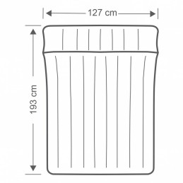 Colchão Insuflável Intex 127 x 24 x 193 cm (3 Unidades)