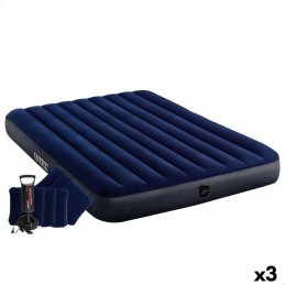 Colchão Insuflável Intex CLASSIC DOWNY 152 x 25 x 203 cm (3 Unidades)