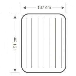 Colchão Insuflável Intex 137 x 25 x 191 cm (3 Unidades)