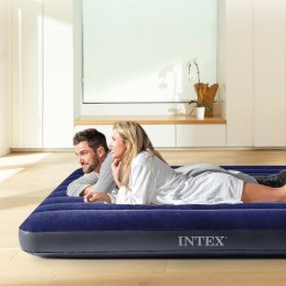 Colchão Insuflável Intex CLASSIC DOWNY 137 x 25 x 191 cm (3 Unidades)