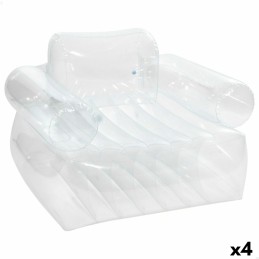 Cadeirão de piscina insuflável Intex Transparente 109 x 79 x 107 cm (4 Unidades)