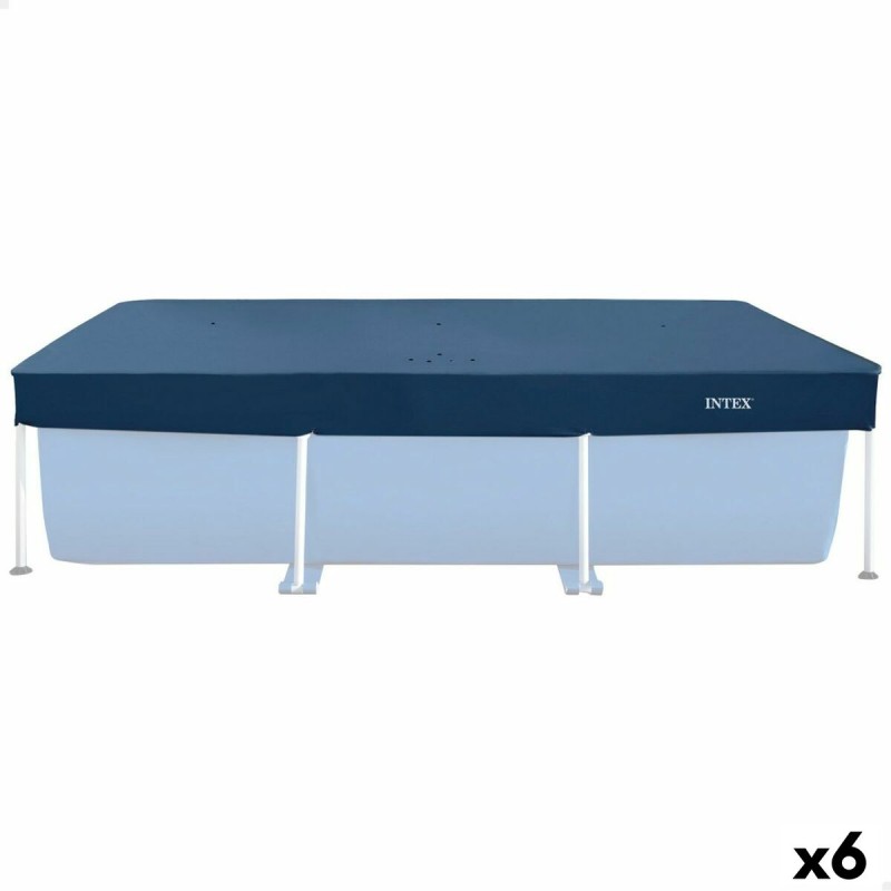 Cobertura de Piscina Intex Azul Marinho 260 x 30 x 160 cm Retangular (6 Unidades)