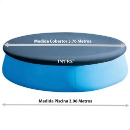 Cobertura de Piscina Intex Azul Marinho Ø 396 cm Redondo (4 Unidades)