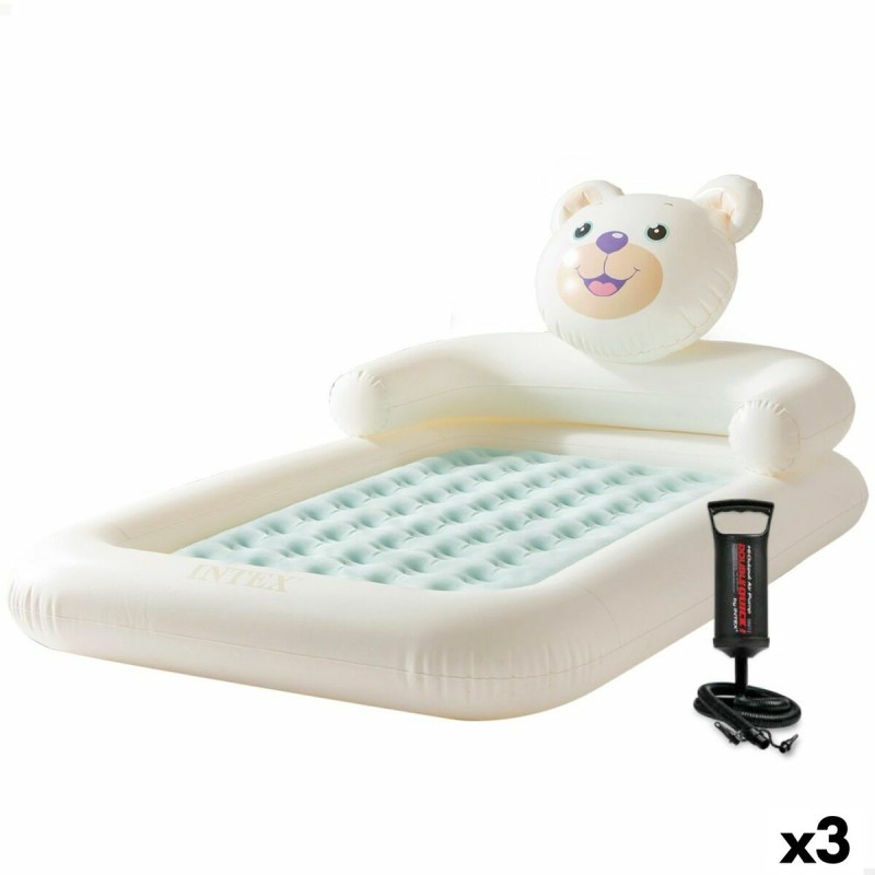 Colchão Insuflável Intex Junior Urso 114 x 10 x 178 cm 3 Unidades