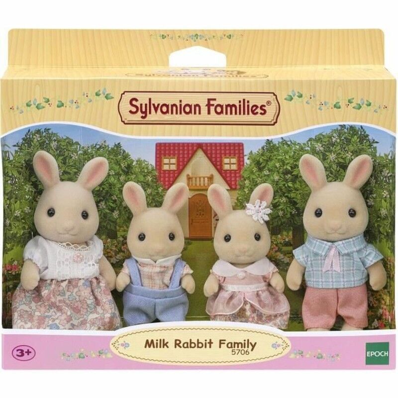 Sylvanian Families|Conjunto de Bonecos Sylvanian Families 5706 Coelho Família 4 Peças Sylvanian Families|Conjunto de Bonecos Sylvanian Families 5706 Coelho Família 4 Peças