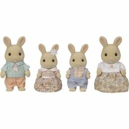 Sylvanian Families|Conjunto de Bonecos Sylvanian Families 5706 Coelho Família 4 Peças