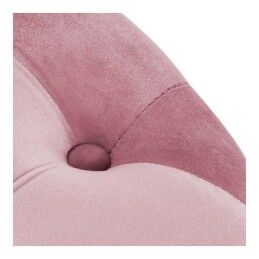 DKD Home Decor|Repousa pés DKD Home Decor Cor de Rosa Velvet Madeira MDF Glam (2 pcs)