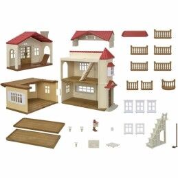 Sylvanian Families|Playset Sylvanian Families Red Roof Country Home Casa de Miniatura Coelho