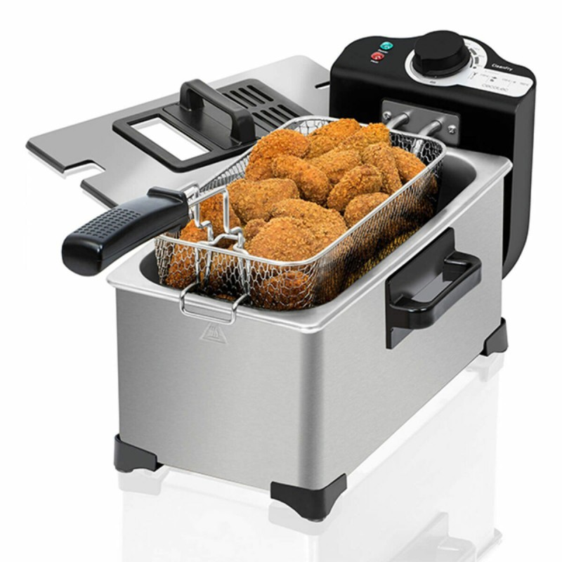 Fritadeira Cecotec Cleanfry 3L 2000W Aço inoxidável