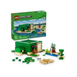 Lego|Jogo de Construção Lego Minecraft 21254 Turle Beach House 234 Peças