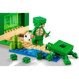Lego|Jogo de Construção Lego Minecraft 21254 Turle Beach House 234 Peças