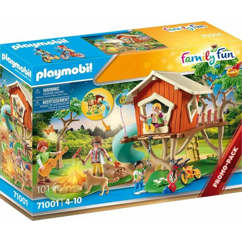 Playset Playmobil Family Fun - Adventure in the Treehouse 71001 101 Peças Leve