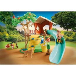 Playset Playmobil Family Fun - Adventure in the Treehouse 71001 101 Peças Leve