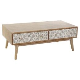 DKD Home Decor|Mesa de apoio DKD Home Decor 49 x 49 x 72 cm Cristal Preto Dourado Metal