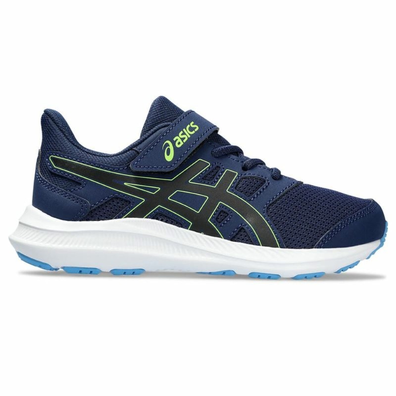 Sapatilhas de Running Infantis Asics Jolt 4 Ps Azul Preto