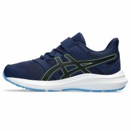 Sapatilhas de Running Infantis Asics Jolt 4 Ps Azul Preto