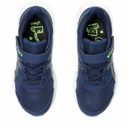 Sapatilhas de Running Infantis Asics Jolt 4 Ps Azul Preto