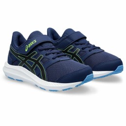 Sapatilhas de Running Infantis Asics Jolt 4 Ps Azul Preto