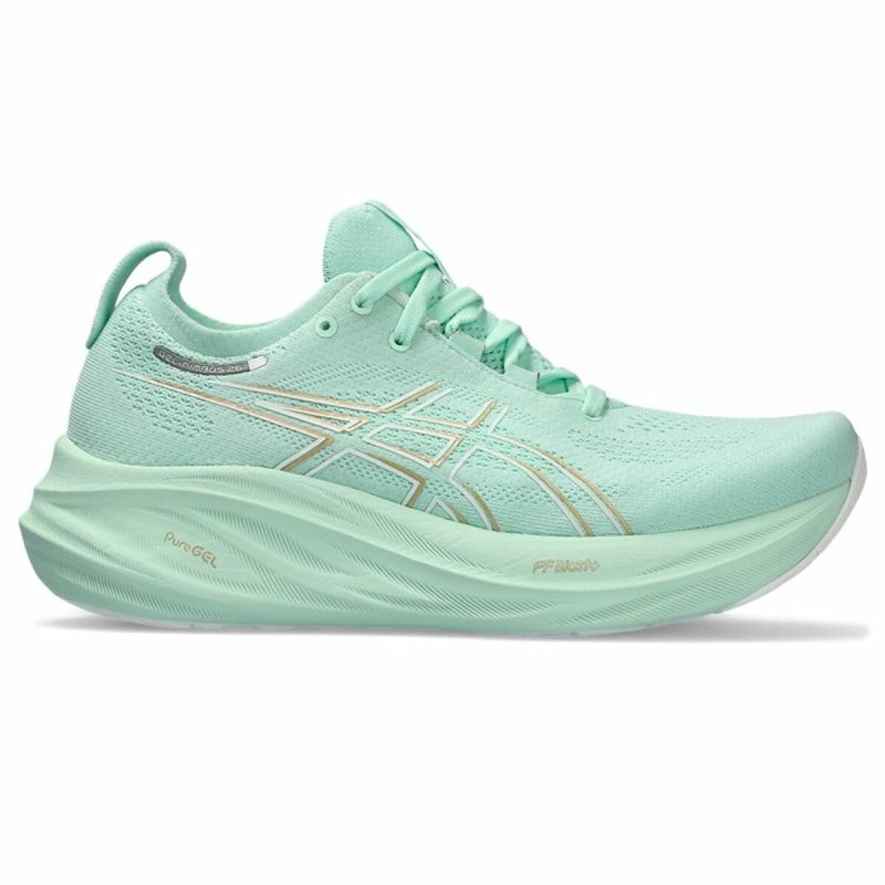 Sapatilhas de Desporto Mulher Asics Gel-Nimbus 26 Água-marinha Menta