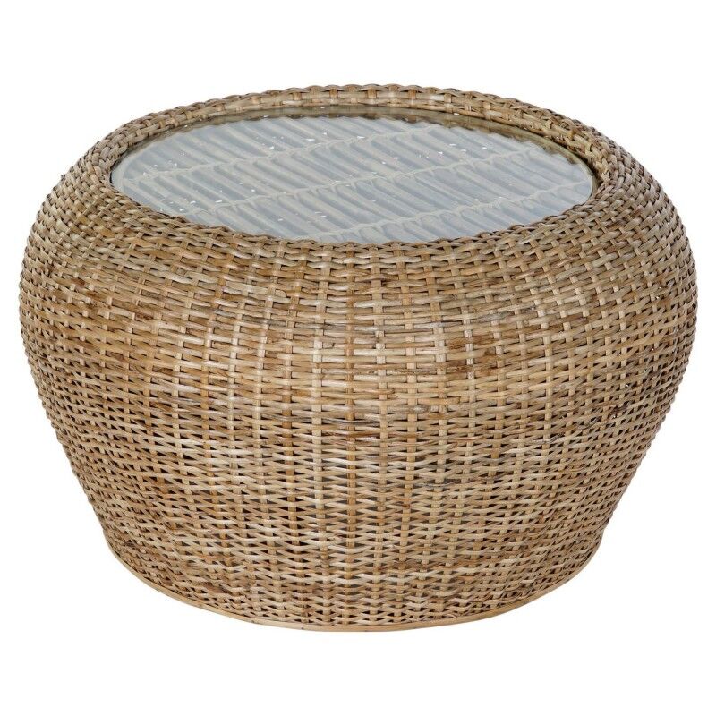 DKD Home Decor|Mesa de apoio DKD Home Decor 8424001825165 82 x 82 x 48 cm Cristal Natural Alumínio DKD Home Decor|Mesa de apoio DKD Home Decor 8424001825165 82 x 82 x 48 cm Cristal Natural Alumínio