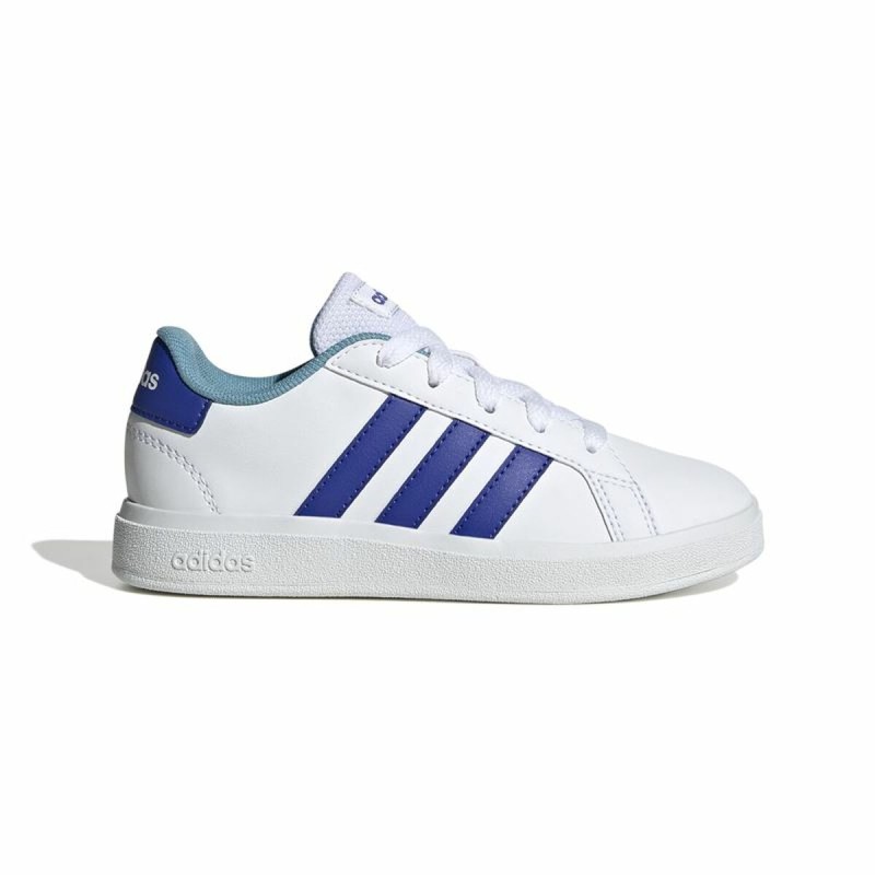 Sapatilhas de Desporto Infantis Adidas Grand Court 2.0 Branco Azul