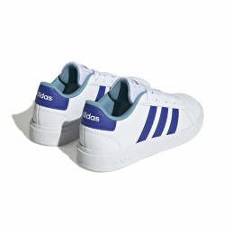 Sapatilhas de Desporto Infantis Adidas Grand Court 2.0 Branco Azul