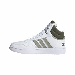 Sapatilhas de Basquetebol para Adultos Adidas Hoops 3.0 Mid Branco