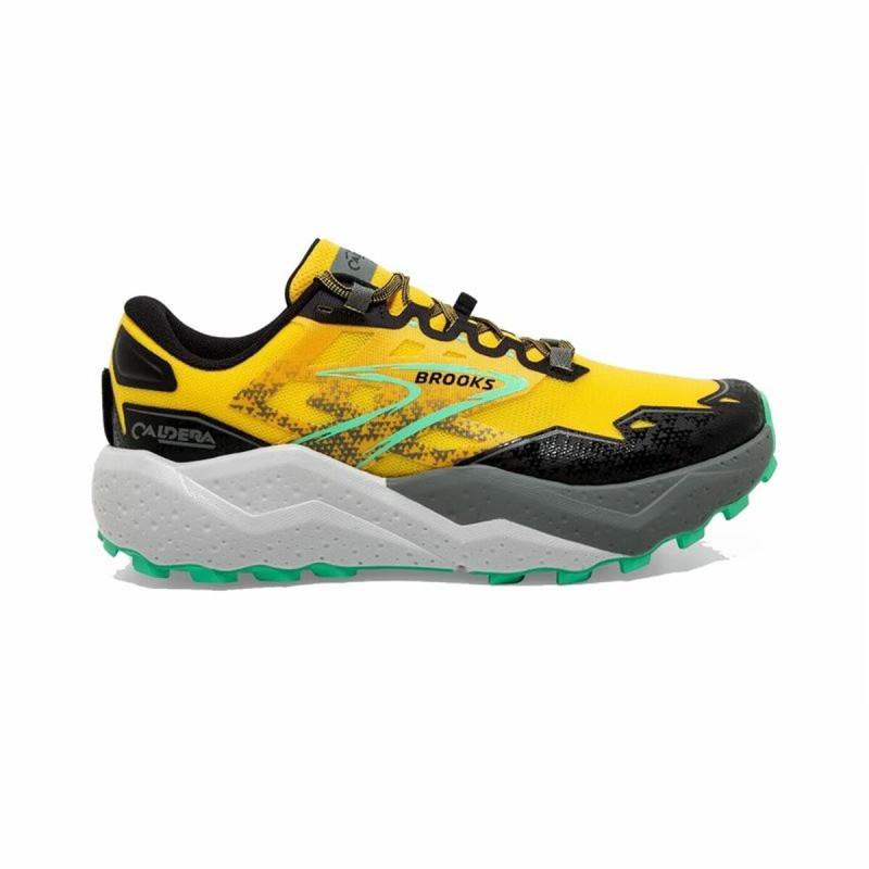 Sapatilhas de Running para Adultos Brooks Caldera 7 Amarelo Preto