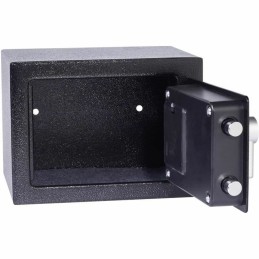 Cofre com Fecho Eletrónico Yale Preto 3,8 L 17 x 23 x 17 cm Aço inoxidável Aço