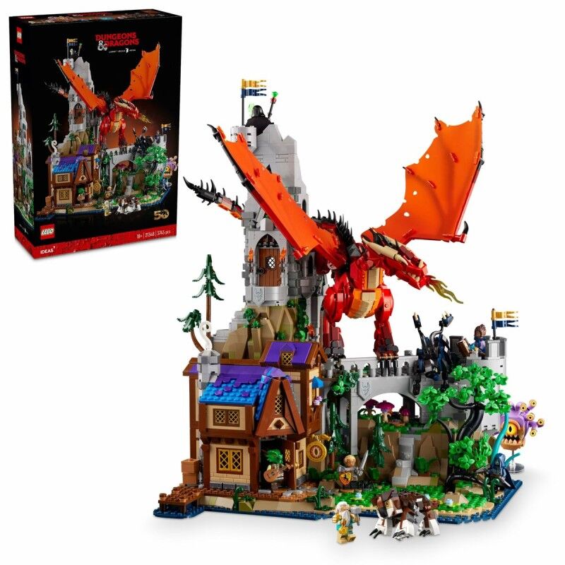 Lego|Jogo de Construção Lego Cuento del Dragón Rojo Lego|Jogo de Construção Lego Cuento del Dragón Rojo