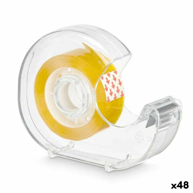Pincello|Suporte para Fita Adesiva Pincello 619 Amarelo Transparente 2,7 m (48 Unidades) Pincello|Suporte para Fita Adesiva Pincello 619 Amarelo Transparente 2,7 m (48 Unidades)