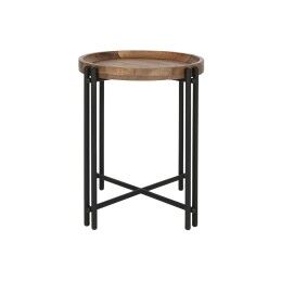 Home ESPRIT|Mesa de Apoio Pequena Home ESPRIT Madeira Metal 50 x 50 x 60 cm