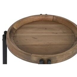 Home ESPRIT|Mesa de Apoio Pequena Home ESPRIT Madeira Metal 50 x 50 x 60 cm
